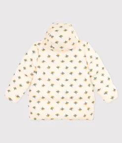 Petit Bateau Mäntel, Jacken, Regenjacken*Kinder-Winterjacke mit ausziehbarer Kapuze für Mädchen weiss AVALANCHE/ MULTICO