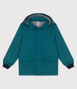 Petit Bateau Mäntel, Jacken, Regenjacken|Mäntel, Jacken, Regenjacken*Klassische Kinder-Regenjacke für Jungen grün DRAGONFLY