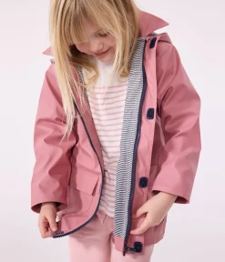 Petit Bateau Mäntel, Jacken, Regenjacken*Klassische Kinder-Regenjacke für Mädchen und Jungen rosa ROSEWOOD