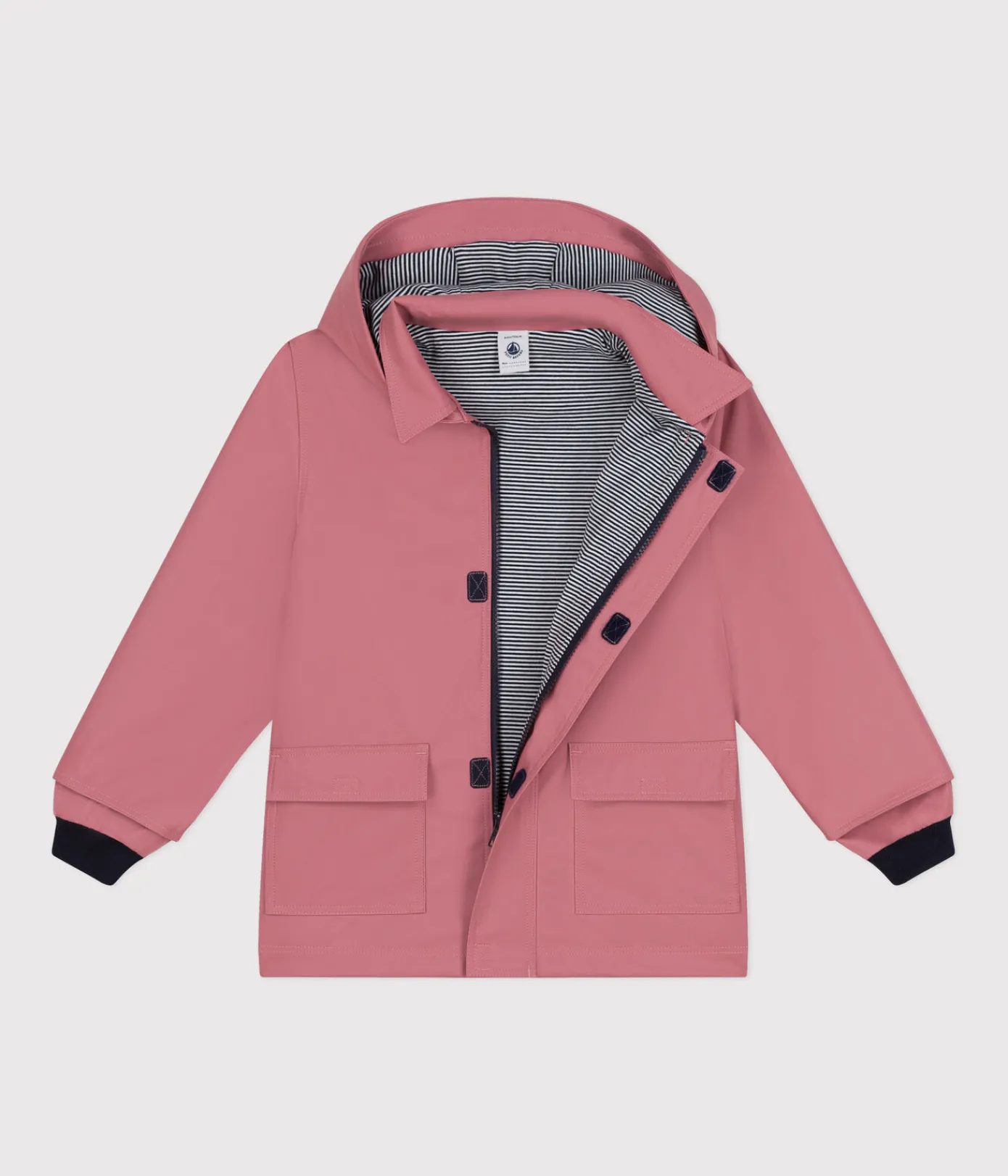 Petit Bateau Mäntel, Jacken, Regenjacken*Klassische Kinder-Regenjacke für Mädchen und Jungen rosa ROSEWOOD