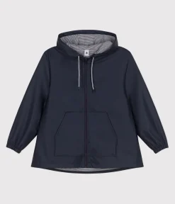 Petit Bateau Herren|Jacken, Mäntel*Kurzer Damen-Regenmantel blau SMOKING