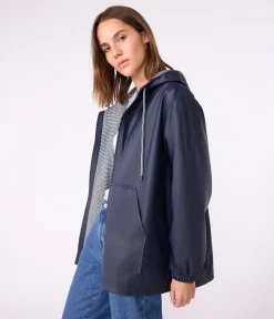 Petit Bateau Herren|Jacken, Mäntel*Kurzer Damen-Regenmantel blau SMOKING