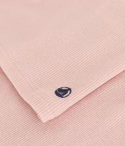 Petit Bateau Schlafanzüge, Nachthemden*Kurzer Kinderpyjama mit unifarbenem Tanktop aus Baumwolle und Lyocell rosa SALINE
