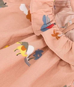 Petit Bateau T-Shirts, Oberteile*Kurzärmelige Baby-Bluse aus bedrucktem Popeline. VINTAGE/ MULTICO