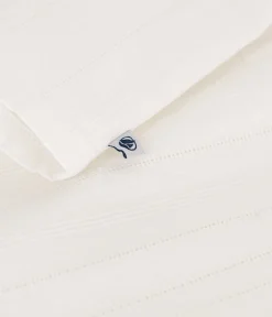 Petit Bateau T-Shirts, Tops, Oberteile*Kurzärmelige Kinder-Bluse aus einfarbiger Baumwolle weiss ECUME
