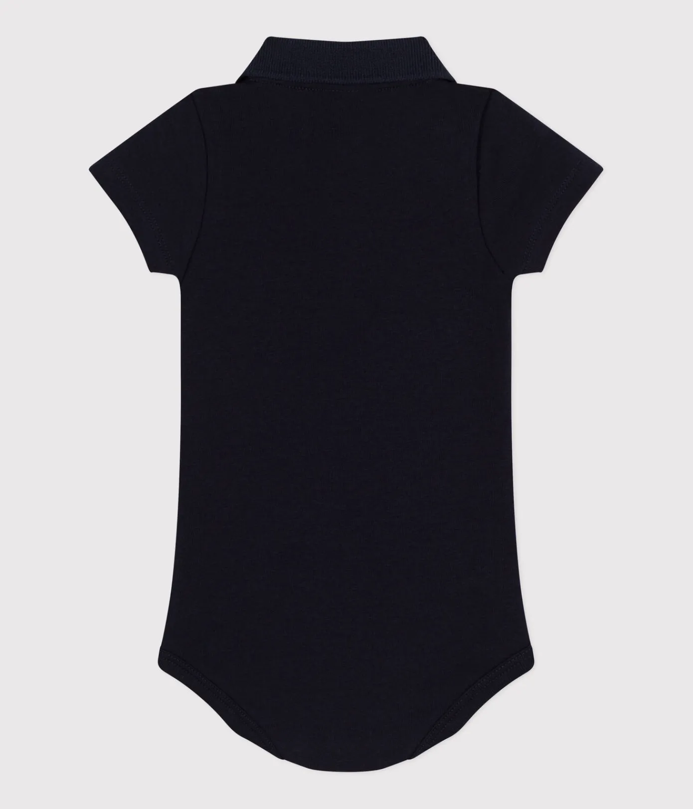 Petit Bateau T-Shirts, Oberteile*Kurzärmeliger Baby-Body mit Polokragen aus Baumwolle blau SMOKING