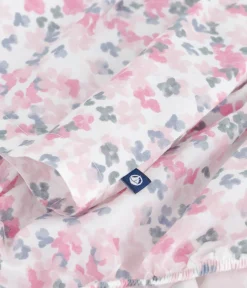 Petit Bateau Kleider*Kurzärmeliges Babykleid aus Baumwolle und dazu passender Bloomer weiss MARSHMALLOW/weiss MULTICO