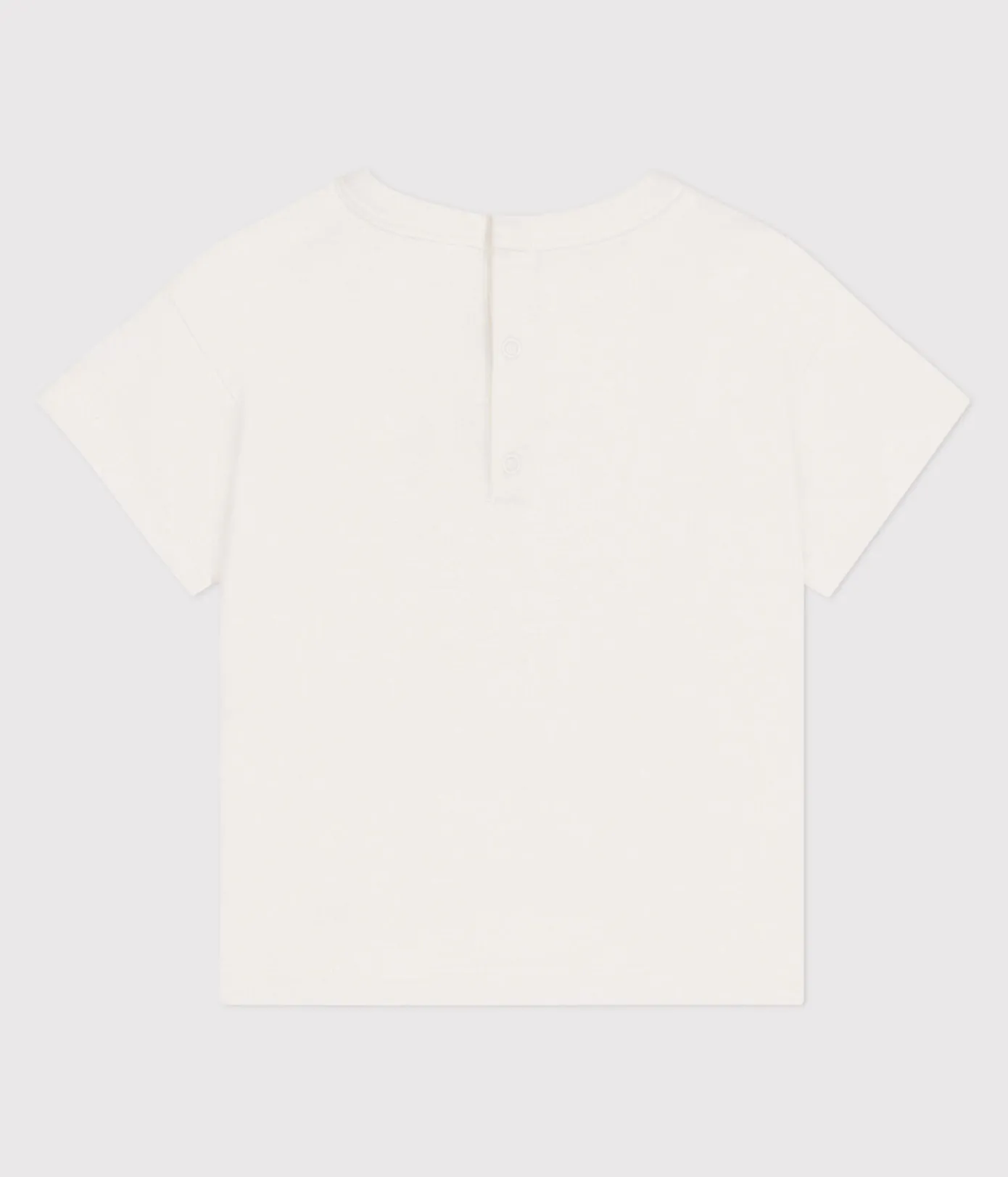 Petit Bateau T-Shirts, Oberteile*Kurzärmeliges Baby-T-Shirt aus einfarbiger Baumwolle weiss MARSHMALLOW/weiss MULTICO