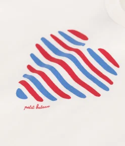 Petit Bateau T-Shirts, Oberteile*Kurzärmeliges Baby-T-Shirt aus einfarbiger Baumwolle weiss MARSHMALLOW/weiss MULTICO