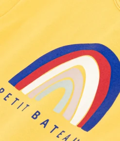 Petit Bateau T-Shirts, Oberteile*Kurzärmeliges Baby-T-Shirt aus leichtem Jersey gelb NECTAR