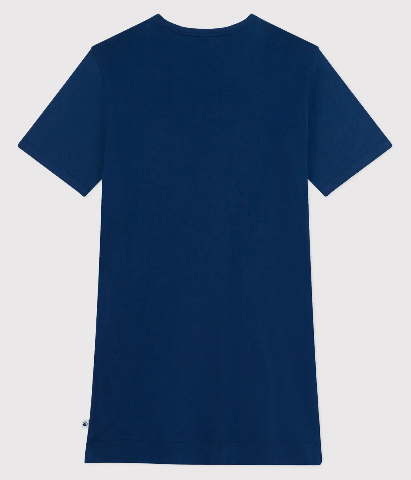 Petit Bateau Schlafanzüge, Nachthemden*Kurzärmeliges Damen-Nachthemd aus Baumwolle blau INCOGNITO