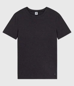Petit Bateau Alle T-Shirts|T-Shirts, Tanktops*Kurzärmeliges Damen-T-Shirt L’Iconique aus Baumwolle grau CITY CHINE