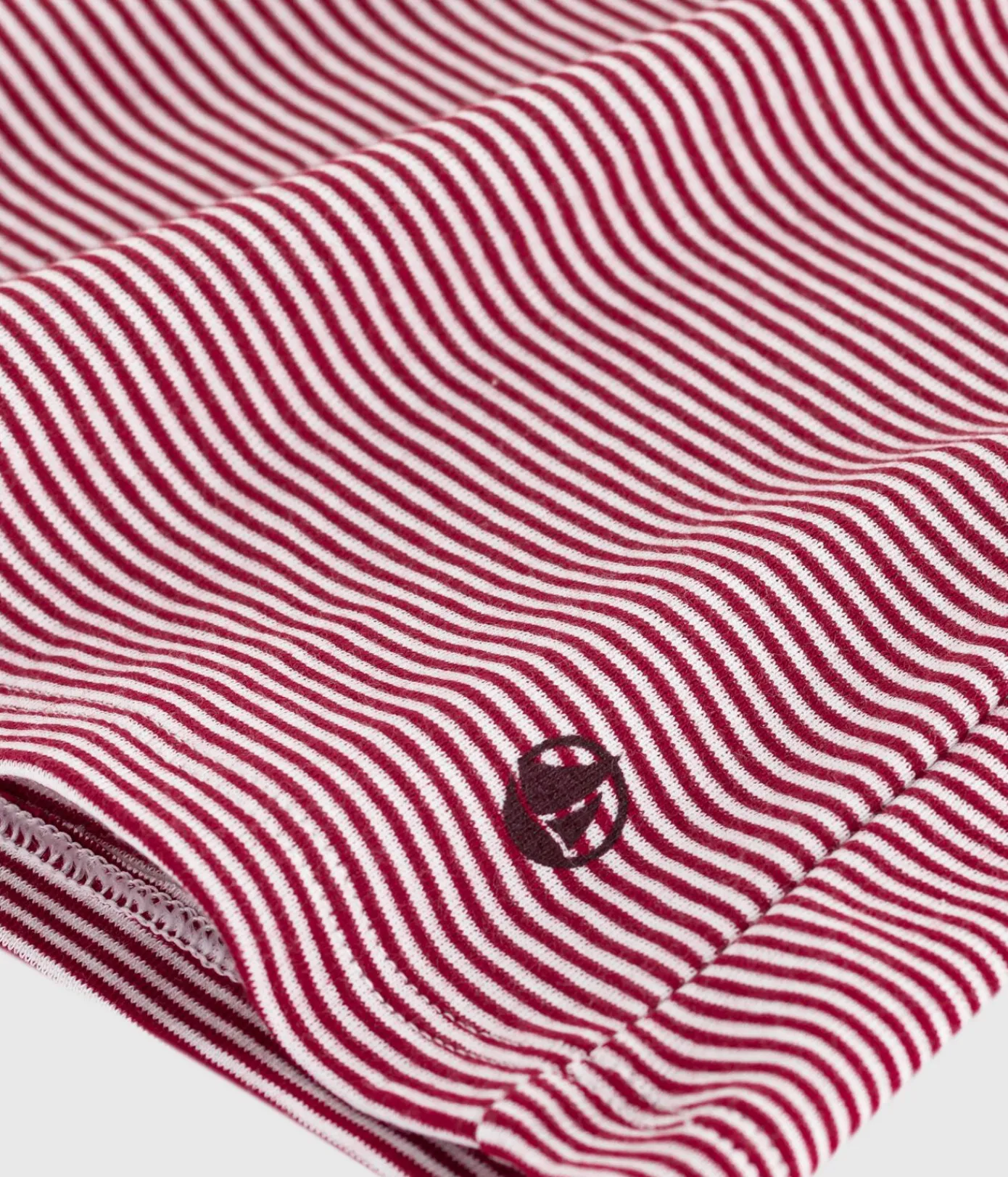 Petit Bateau Alle T-Shirts|T-Shirts, Tanktops*Kurzärmeliges Damen-T-Shirt L’Iconique aus Baumwolle ROT AMARANTE/ MARSHMALLOW