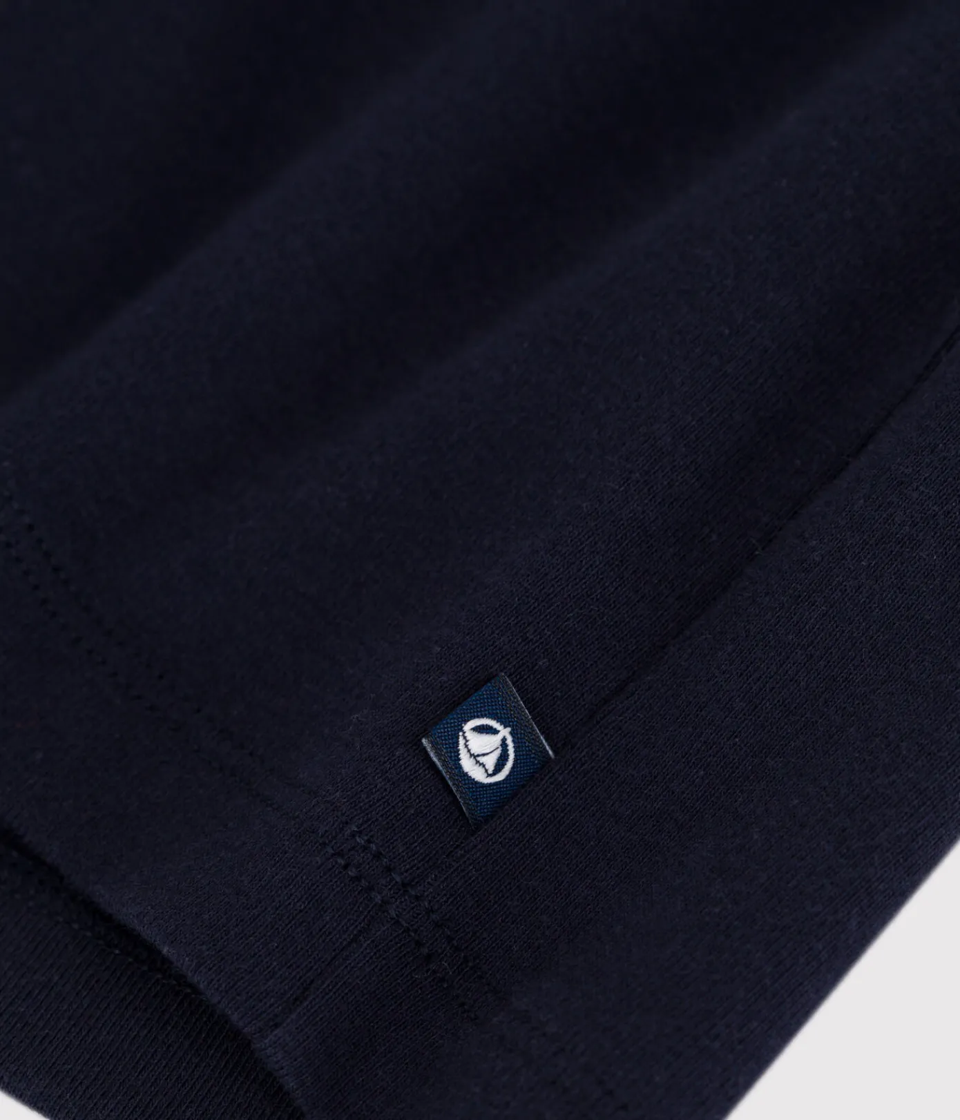Petit Bateau Kleider, Röcke*Kurzärmeliges Kinder-Kleid aus einfarbiger Baumwolle blau SMOKING