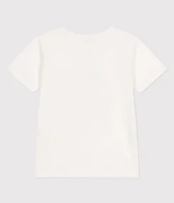 Petit Bateau T-Shirts, Poloshirts, Hemden*Kurzärmeliges Kinder-T-Shirt aus bedruckter Baumwolle weiss MARSHMALLOW