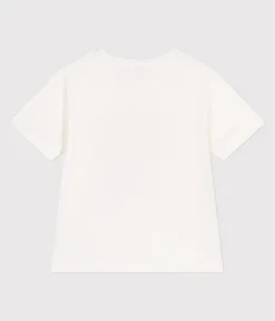 Petit Bateau T-Shirts, Poloshirts, Hemden*Kurzärmeliges Kinder-T-Shirt aus bedruckter Baumwolle weiss MARSHMALLOW