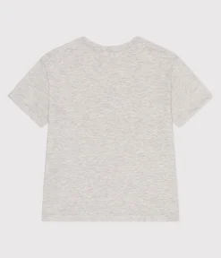 Petit Bateau T-Shirts, Poloshirts, Hemden*Kurzärmeliges Kinder-T-Shirt aus bedruckter Baumwolle grau BELUGA CHINE
