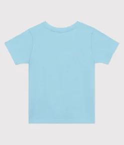 Petit Bateau T-Shirts, Poloshirts, Hemden*Kurzärmeliges Kinder-T-Shirt aus bedruckter Baumwolle blau AQUATIC