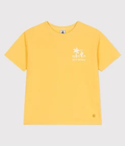 Petit Bateau T-Shirts, Poloshirts, Hemden*Kurzärmeliges Kinder-T-Shirt aus bedruckter Baumwolle gelb ORGE