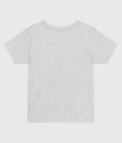 Petit Bateau T-Shirts, Poloshirts, Hemden*Kurzärmeliges Kinder-T-Shirt aus bedruckter Baumwolle grau BELUGA CHINE