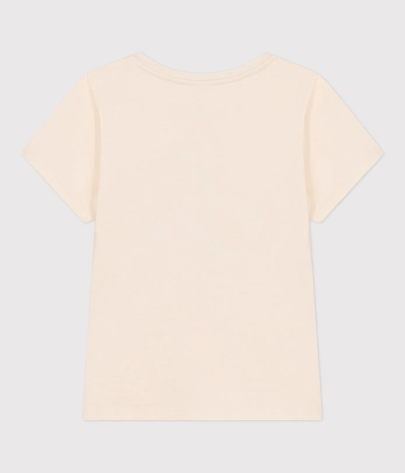 Petit Bateau T-Shirts, Tops, Oberteile*Kurzärmeliges Kinder-T-Shirt aus Jersey für Mädchen naturfarben AVALANCHE