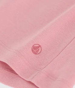 Petit Bateau T-Shirts, Tops, Oberteile*Kurzärmeliges Kinder-T-Shirt aus einfarbiger Baumwolle rosa CHARME