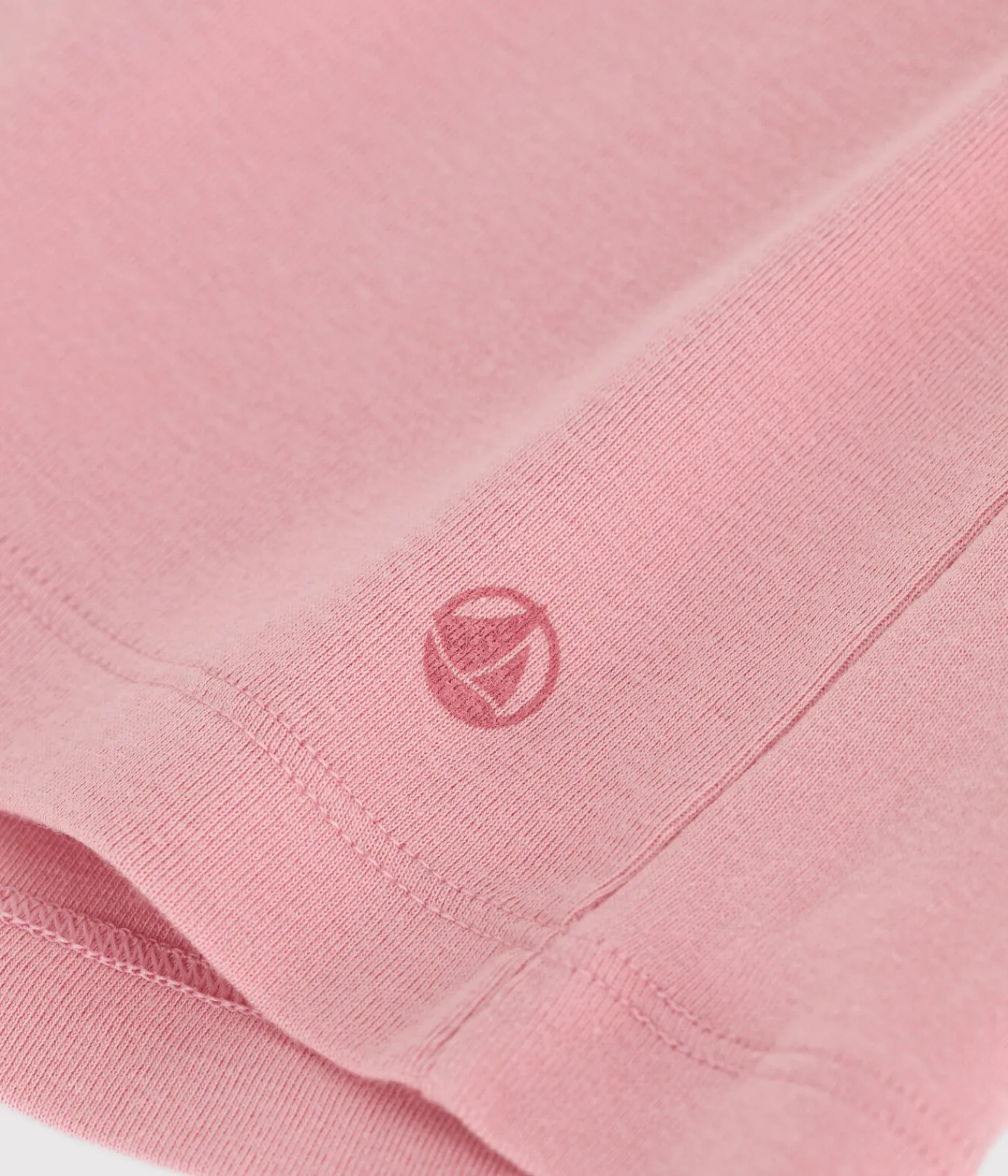 Petit Bateau T-Shirts, Tops, Oberteile*Kurzärmeliges Kinder-T-Shirt aus einfarbiger Baumwolle rosa CHARME