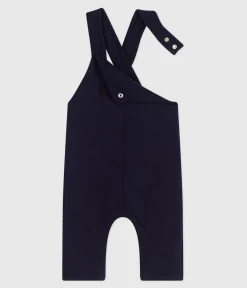 Petit Bateau Sets, Overalls & Latzhosen*Langbeinige Baby-Latzhose aus dickem Jersey, einfarbig SOIR