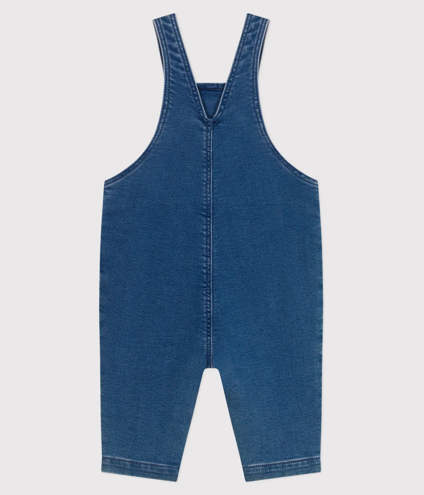 Petit Bateau Sets, Overalls & Latzhosen*Langbeinige Baby-Latzhose aus Jeansstoff mit Elastan. blau BLEU DELAVE