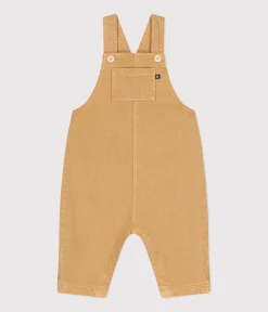 Petit Bateau Sets, Overalls & Latzhosen*Lange Baby Latzhose aus farbigem Denim beige TOURONE
