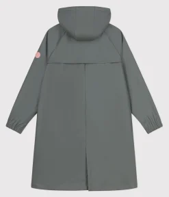 Petit Bateau Jacken, Mäntel|Herren*Lange Damen-Regenjacke zweifarbig grün THUYA