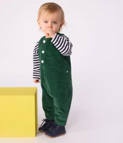 Petit Bateau Sets, Overalls & Latzhosen*Langer Baby-Overall aus einfarbigem Nicki WILLOW