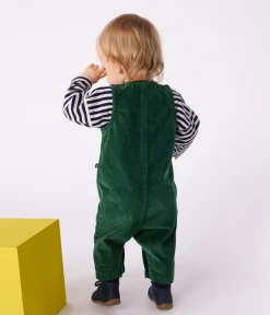 Petit Bateau Sets, Overalls & Latzhosen*Langer Baby-Overall aus einfarbigem Nicki WILLOW