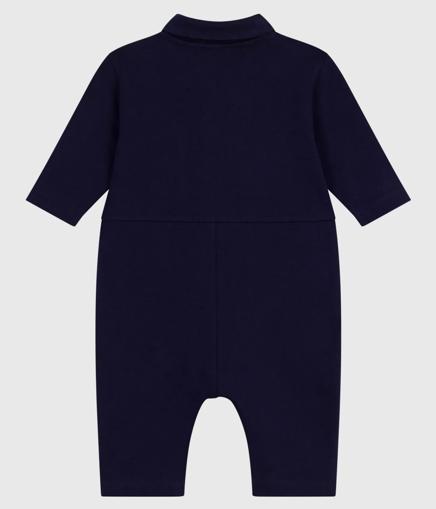 Petit Bateau Sets, Overalls & Latzhosen*Langer Baby-Overall aus einfarbiger Baumwolle im Tankwart-Stil SOIR