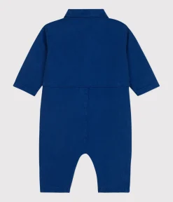 Petit Bateau Sets, Overalls & Latzhosen*Langer Baby-Overall aus Lyocell-Baumwolle blau INCOGNITO