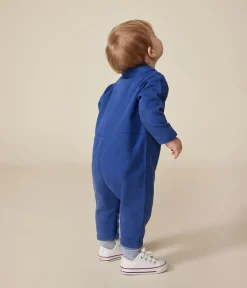 Petit Bateau Sets, Overalls & Latzhosen*Langer Baby-Overall aus Lyocell-Baumwolle blau INCOGNITO