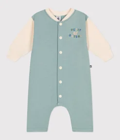 Petit Bateau Sets, Overalls & Latzhosen*Langer Baby-Overall aus Molton PAUL/ AVALANCHE