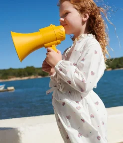 Petit Bateau T-Shirts, Tops, Oberteile*Langärmelige Kinder-Bluse mit Herzmotiv weiss AVALANCHE/ MULTICO