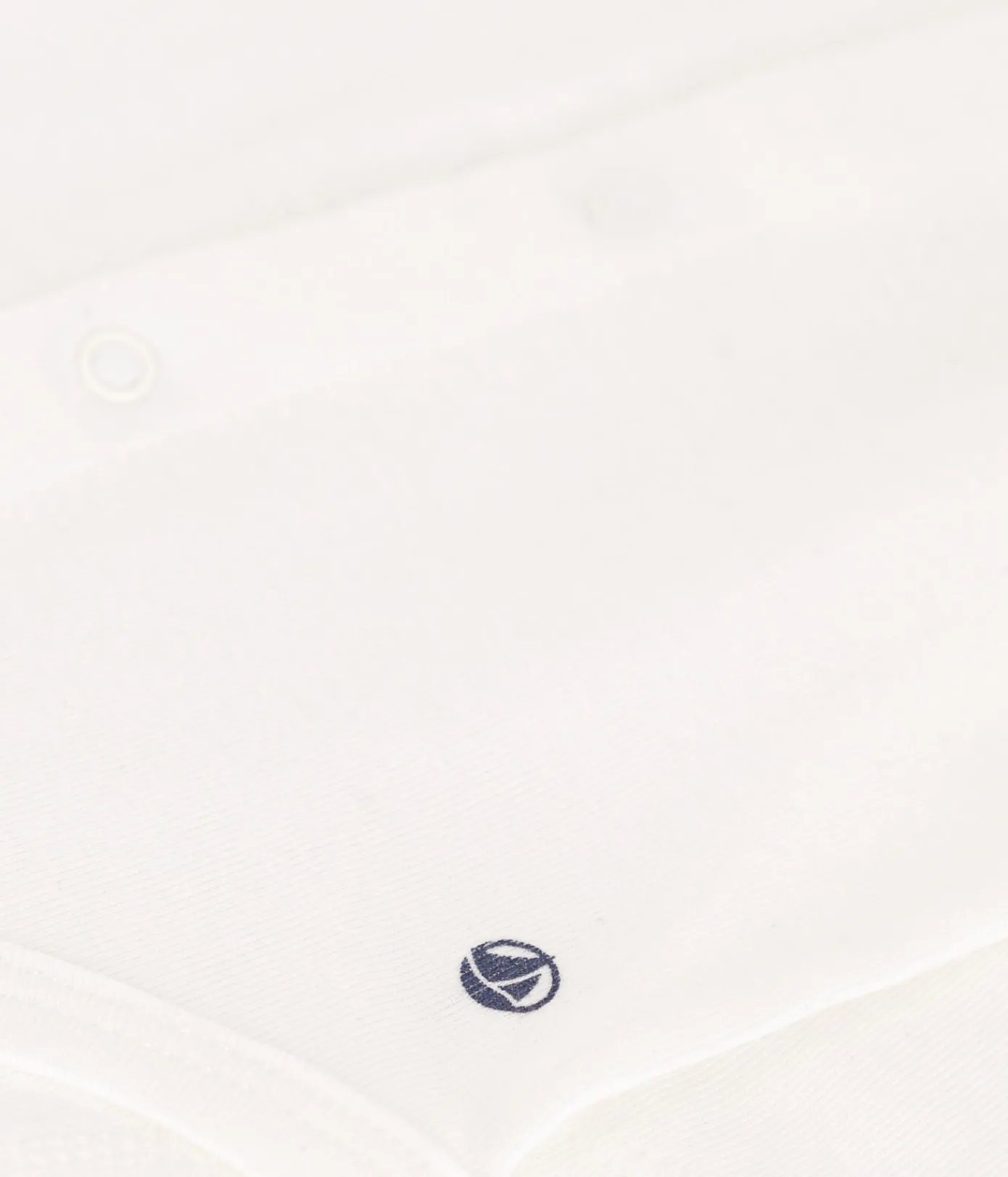Petit Bateau Newborn|T-Shirts, Oberteile*Langärmeliger Baby-Body aus Baumwolle mit Rüschenkragen weiss MARSHMALLOW