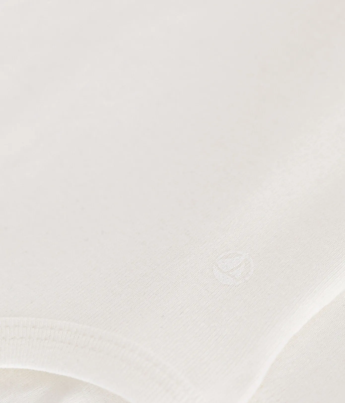Petit Bateau T-Shirts, Oberteile*Langärmeliger Baby-Body aus Baumwolle mit Rollkragen weiss MARSHMALLOW