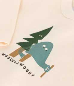 Petit Bateau T-Shirts, Oberteile*Langärmeliges Baby T-Shirt aus feinem Jersey naturfarben AVALANCHE