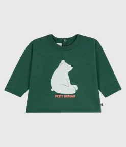 Petit Bateau T-Shirts, Oberteile*Langärmeliges Baby-T-Shirt aus Baumwolle mit Katzenmotiv WILLOW
