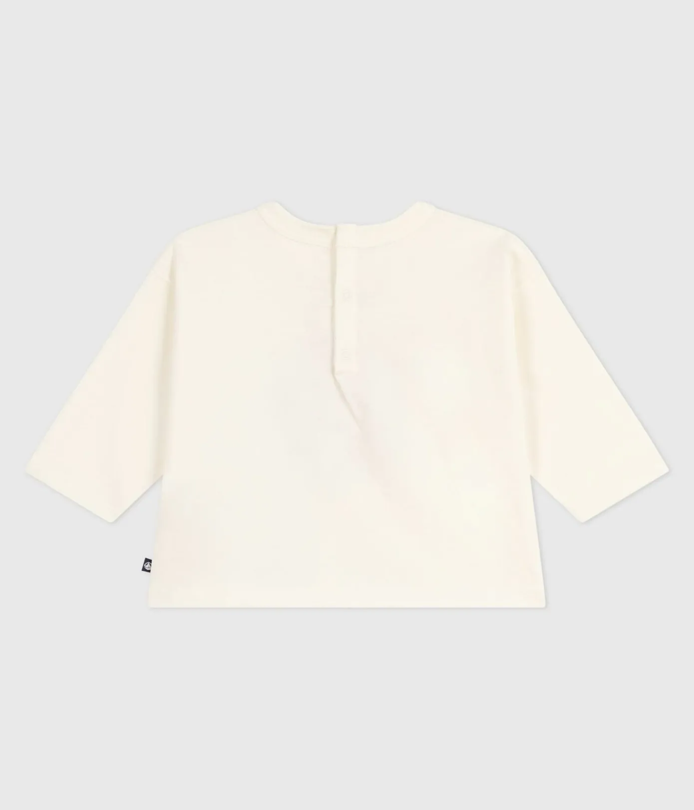 Petit Bateau T-Shirts, Oberteile*Langärmeliges Baby-T-Shirt aus Baumwolle mit Katzenmotiv naturfarben MILK