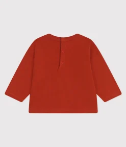 Petit Bateau T-Shirts, Oberteile*Langärmeliges Baby-T-Shirt aus Jersey ROT HARISSA