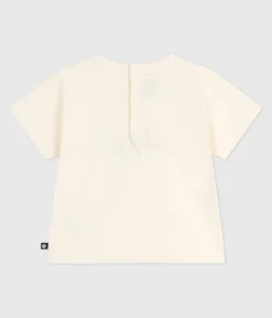 Petit Bateau T-Shirts, Oberteile*Langärmeliges Baby-T-Shirt aus Baumwolle mit Herzmotiv MILK/ MULTICO