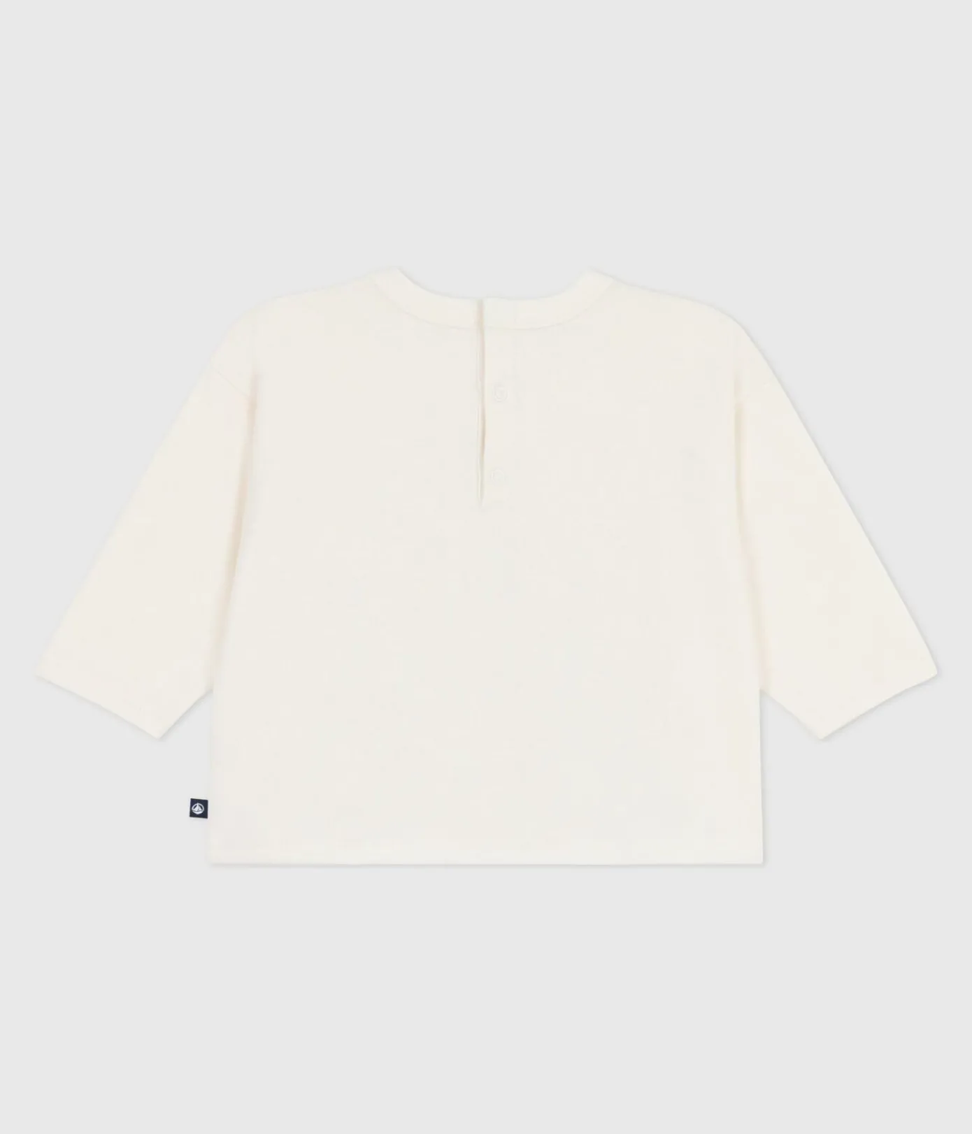 Petit Bateau T-Shirts, Oberteile*Langärmeliges Baby-T-Shirt aus Baumwolle mit Katzenmotiv blau MILK/ OLYMPIC