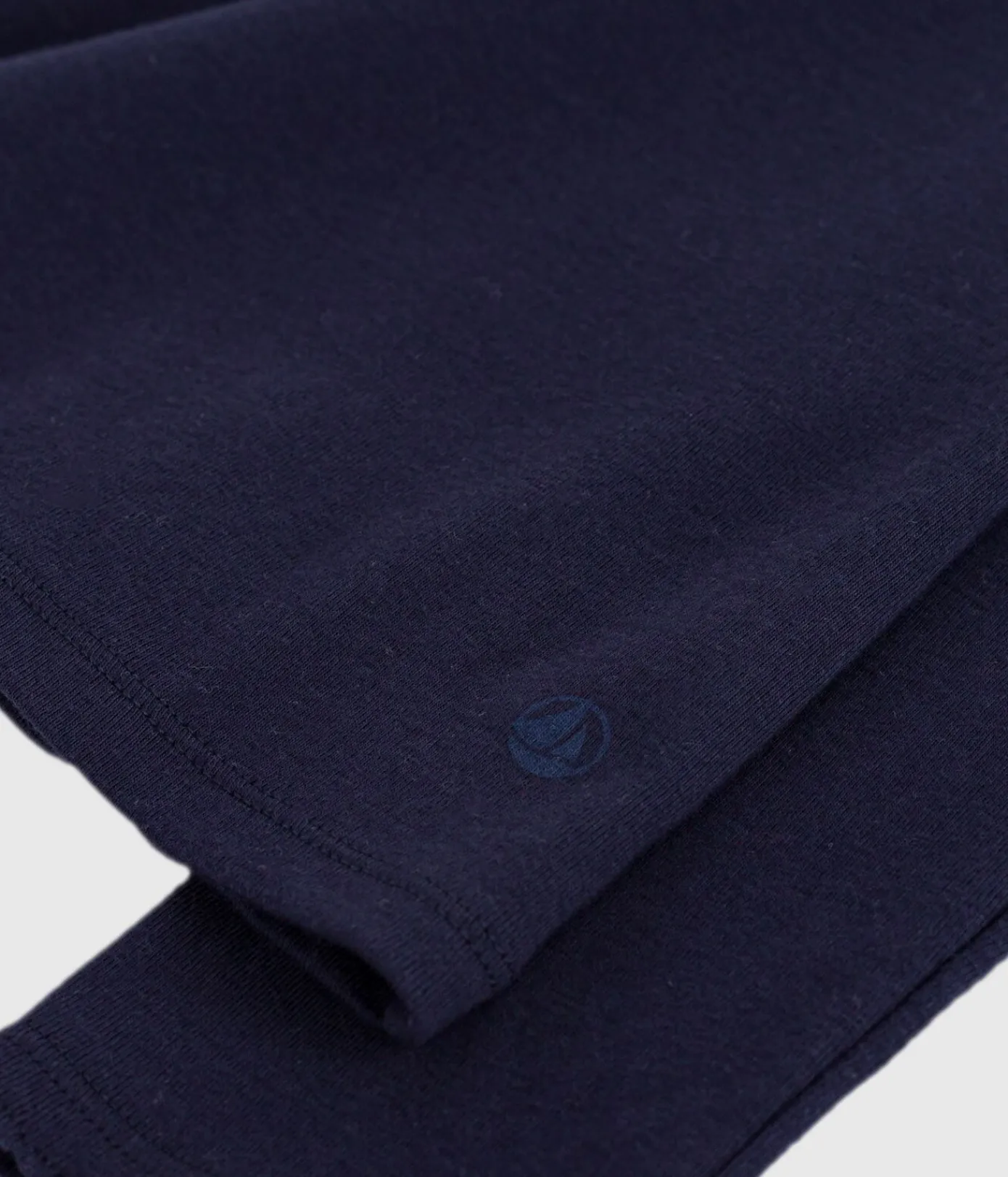 Petit Bateau Alle Langarmshirts|Das Ikonische (Slim)*Langärmeliges Damen-T-Shirt L’Iconique aus Baumwolle mit Picotkante blau SMOKING