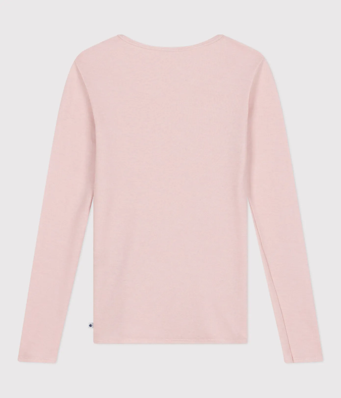 Petit Bateau Alle Langarmshirts|T-Shirts, Tanktops*Langärmeliges Damen-T-Shirt aus Wolle und Baumwolle rosa SALINE