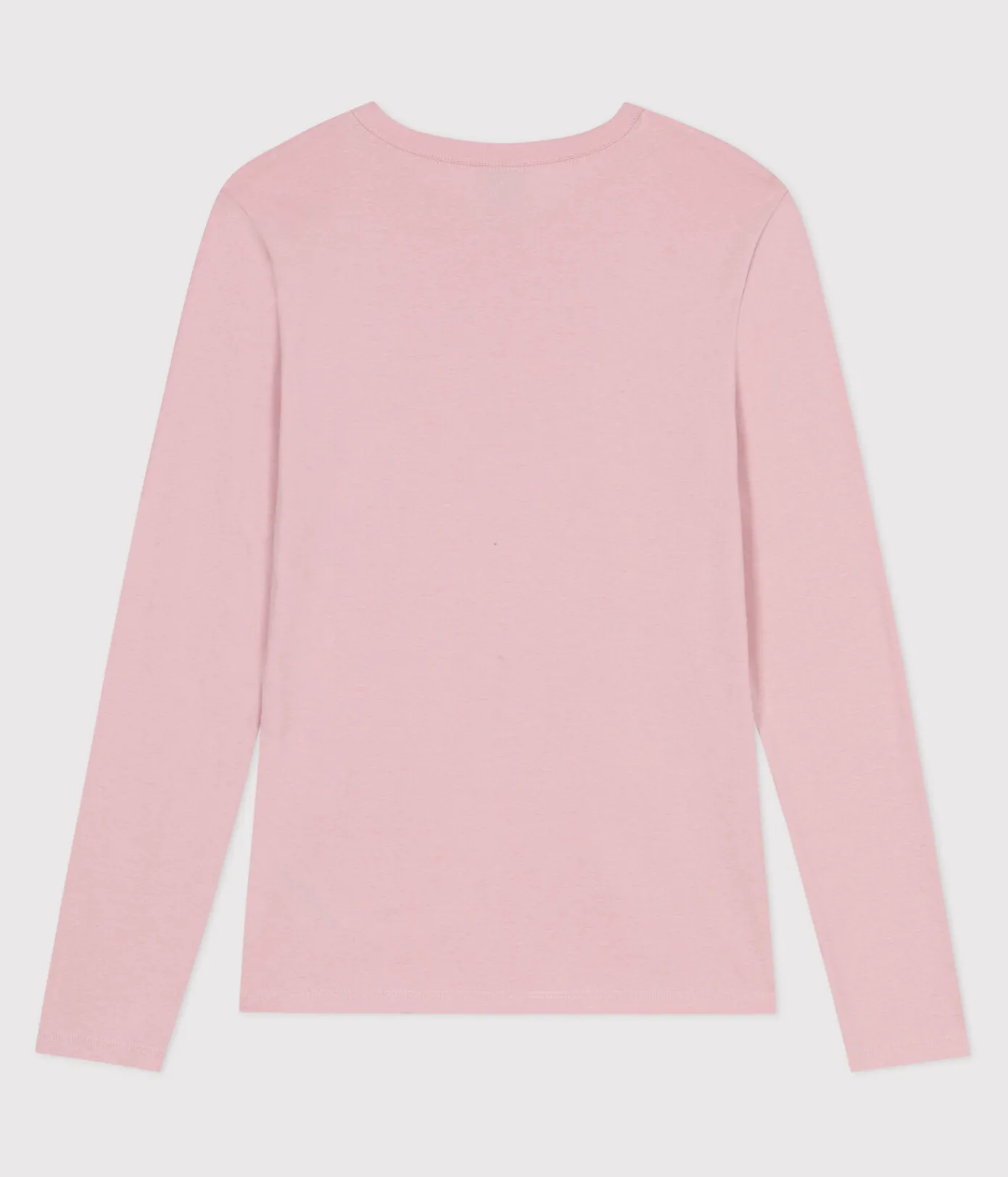 Petit Bateau Alle Langarmshirts|Das Ikonische (Slim)*Langärmeliges Damen-T-Shirt L’Iconique aus Baumwolle rosa JOLI