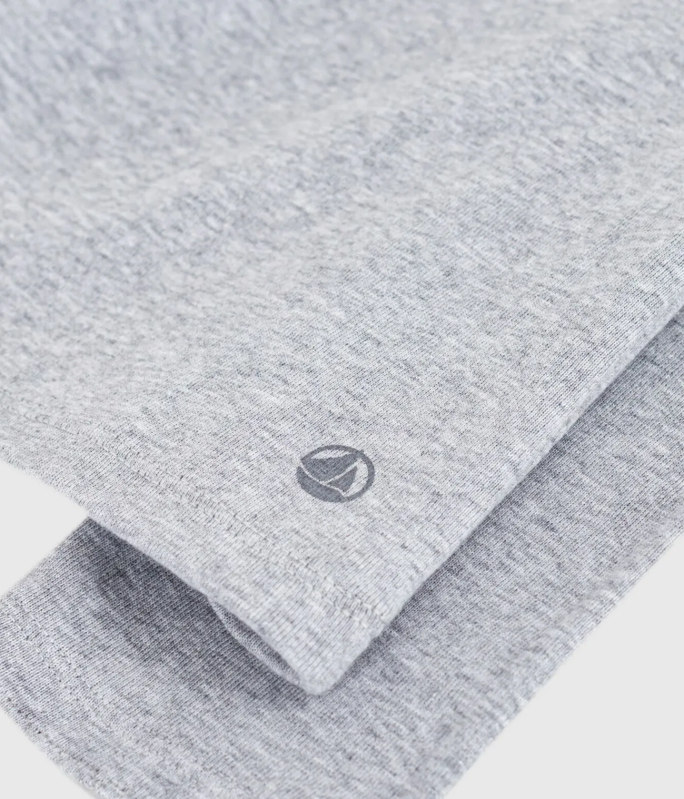 Petit Bateau Alle Langarmshirts|T-Shirts, Tanktops*Langärmeliges Damen-T-Shirt L’Iconique aus Baumwolle mit Picotkante grau FUMEE CHINE